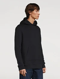Cotton Hoodie With Painted Stripe