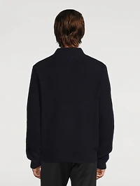 Wool Mockneck Sweater