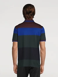 Colourblock Short-Sleeve Polo Shirt