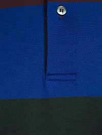 Colourblock Short-Sleeve Polo Shirt