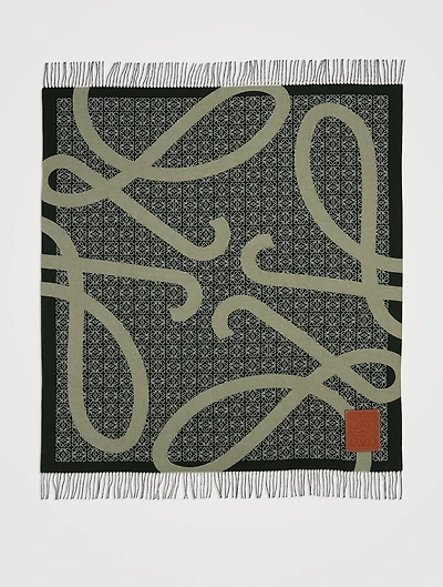 Wool Anagram Blanket