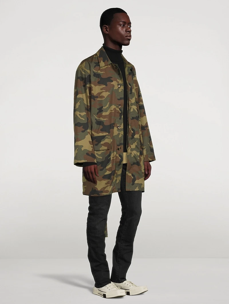 Military Coat With Belt