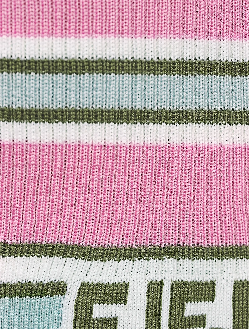 Kids Wool Sweater Striped Print