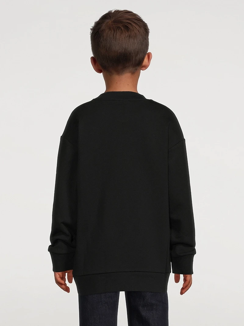 Kids Cotton Logo Sweatshirt