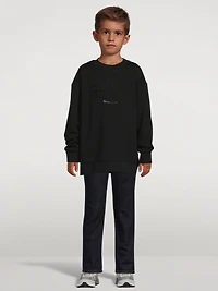 Kids Cotton Logo Sweatshirt