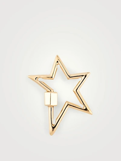 Large Starlock 14K Gold Pendant