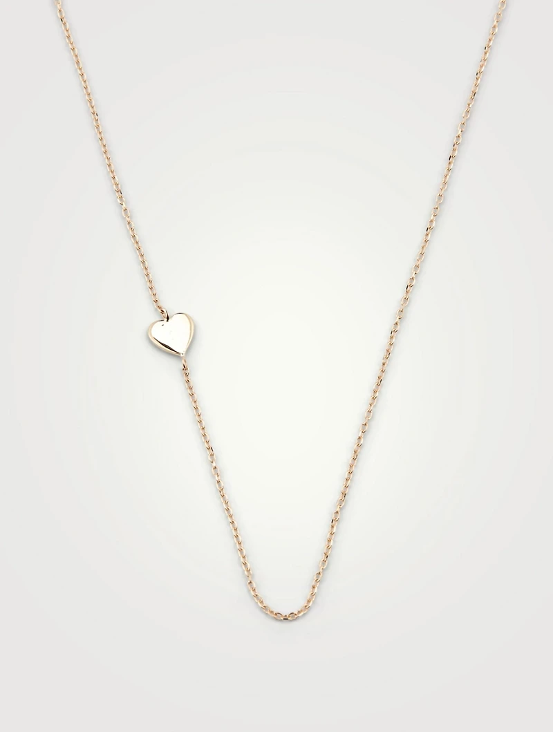 Love Letter 14K Gold Heart Necklace