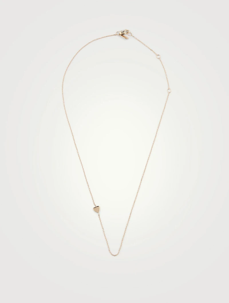 Love Letter 14K Gold Heart Necklace