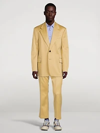 Sturdy Cotton Satin Jacket