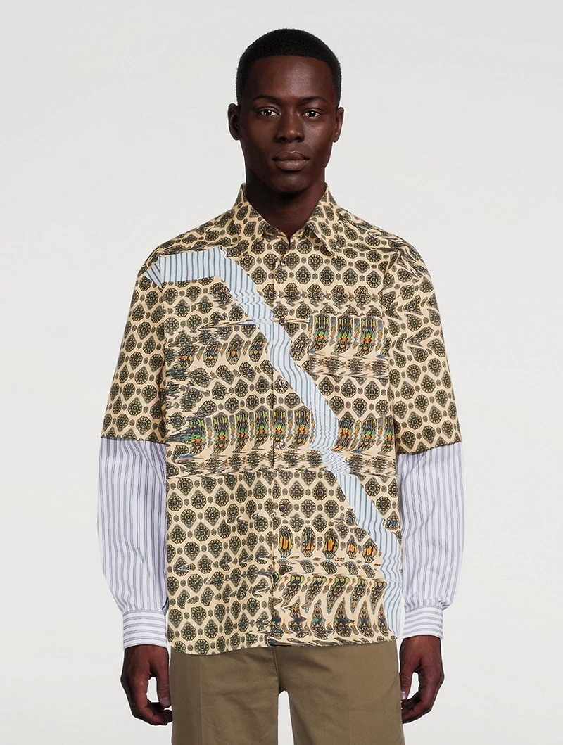 Carle Cotton Layered Shirt