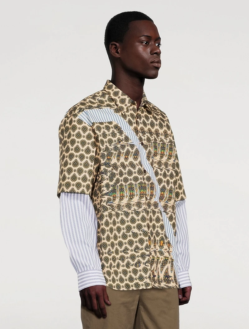 Carle Cotton Layered Shirt
