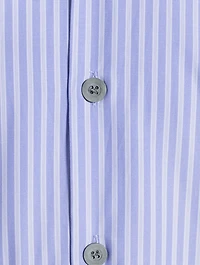 Cotton Poplin Shirt Striped Print