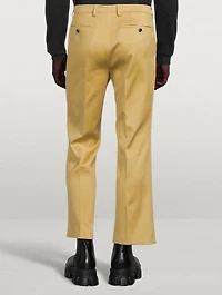 Sturdy Cotton Satin Pants
