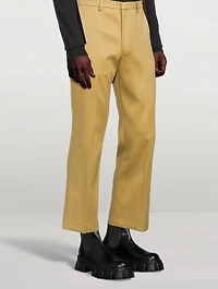 Sturdy Cotton Satin Pants