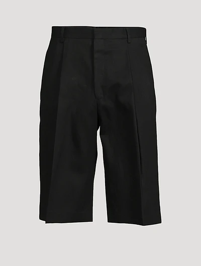 Parton Cotton Wide-Leg Shorts