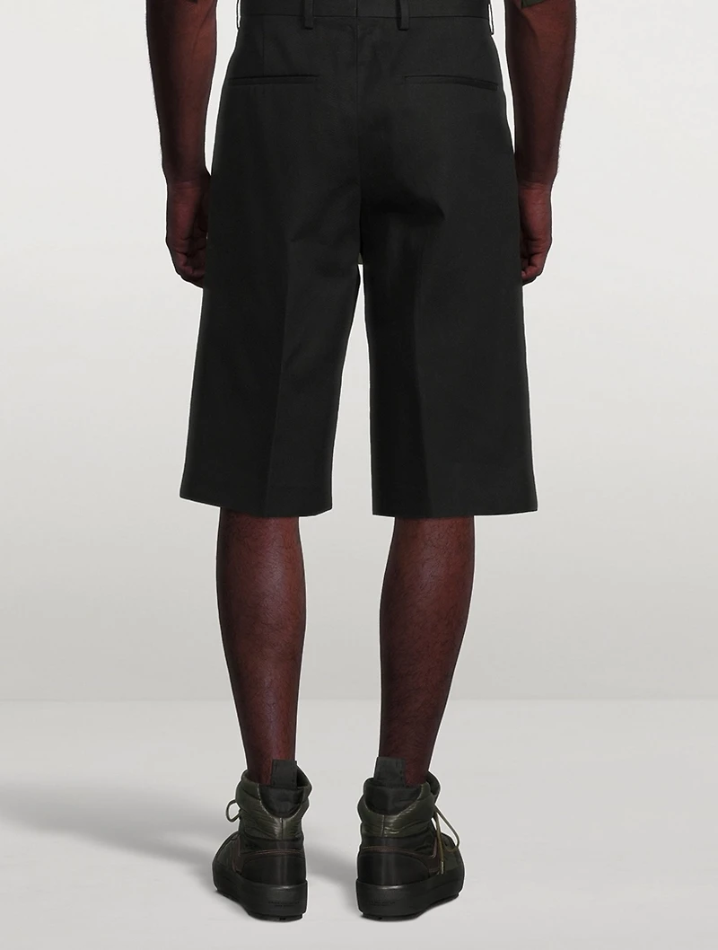 Parton Cotton Wide-Leg Shorts