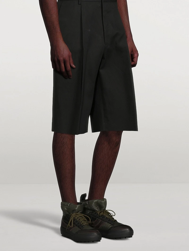Parton Cotton Wide-Leg Shorts