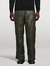 Perto Crinkled Satin Pants