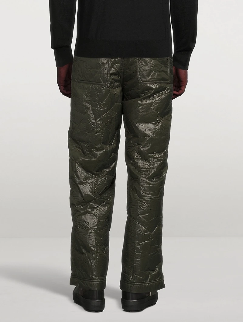 Perto Crinkled Satin Pants