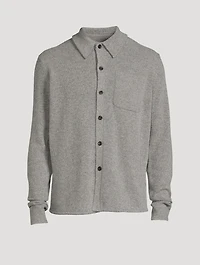 Alpaca-Blend Knit Shirt