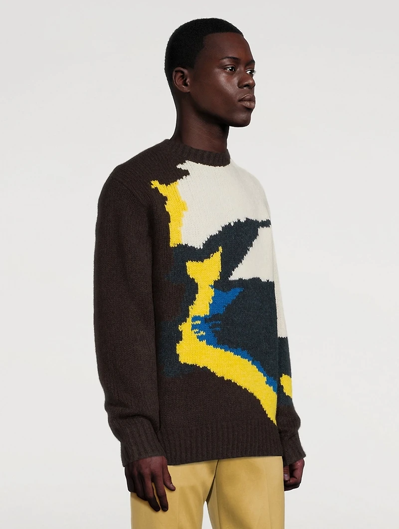 Wool Intarsia Sweater