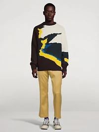 Wool Intarsia Sweater