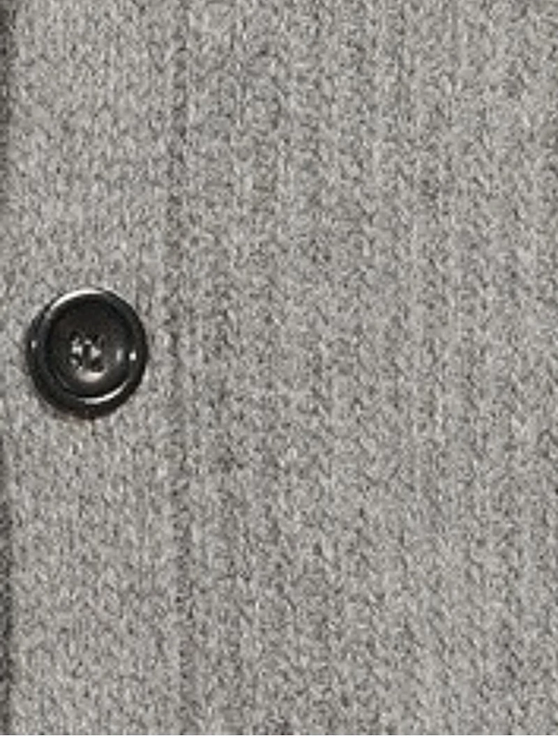 Alpaca-Blend Knit High-Low Cardigan