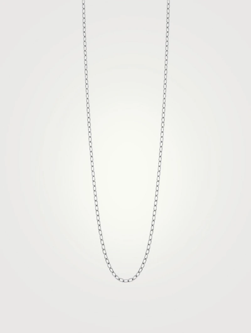 32-Inch 18K White Gold Necklace