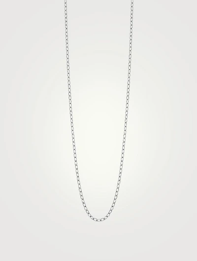 32-Inch 18K White Gold Necklace