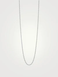32-Inch 18K White Gold Necklace
