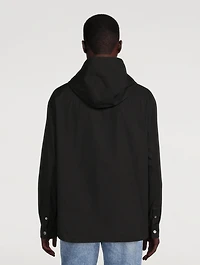 Cotton Shirt With Hood