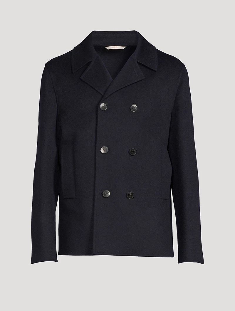 Wool And Cashmere Double-Breasted Jacket