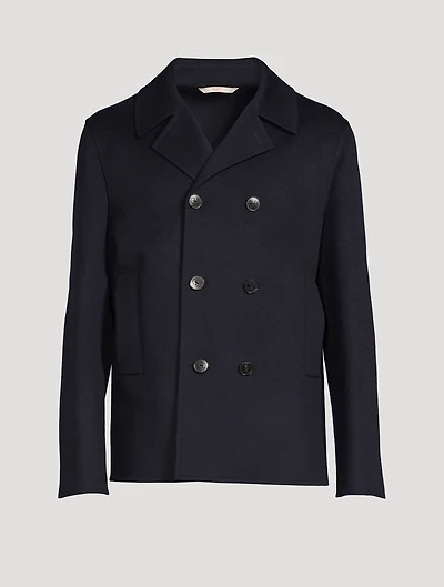 Wool And Cashmere Double-Breasted Jacket