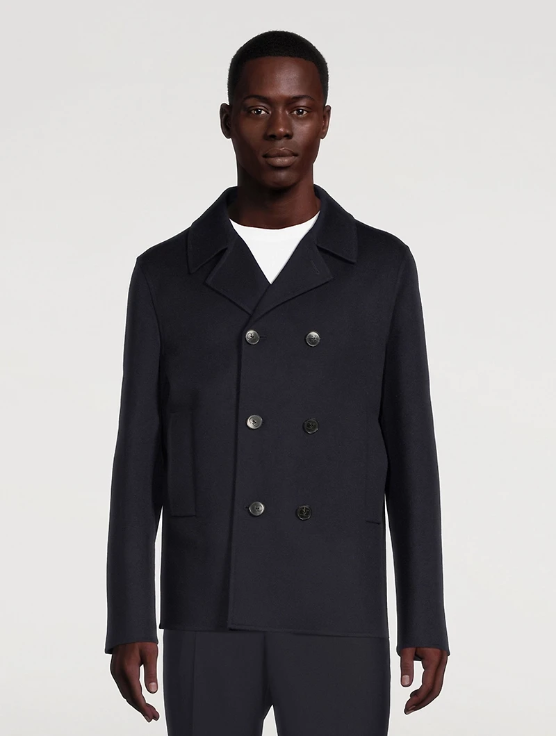 Wool And Cashmere Double-Breasted Jacket