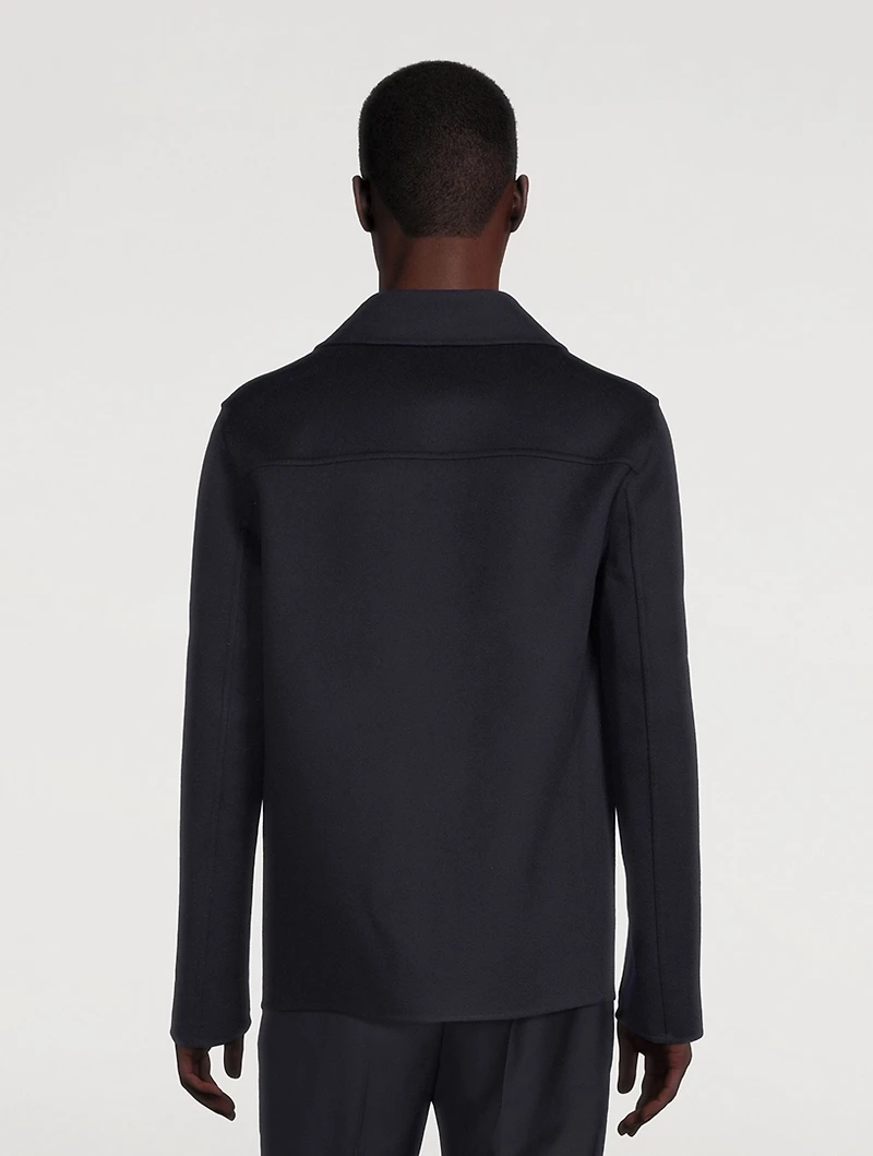 Wool And Cashmere Double-Breasted Jacket