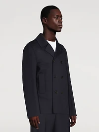 Wool And Cashmere Double-Breasted Jacket