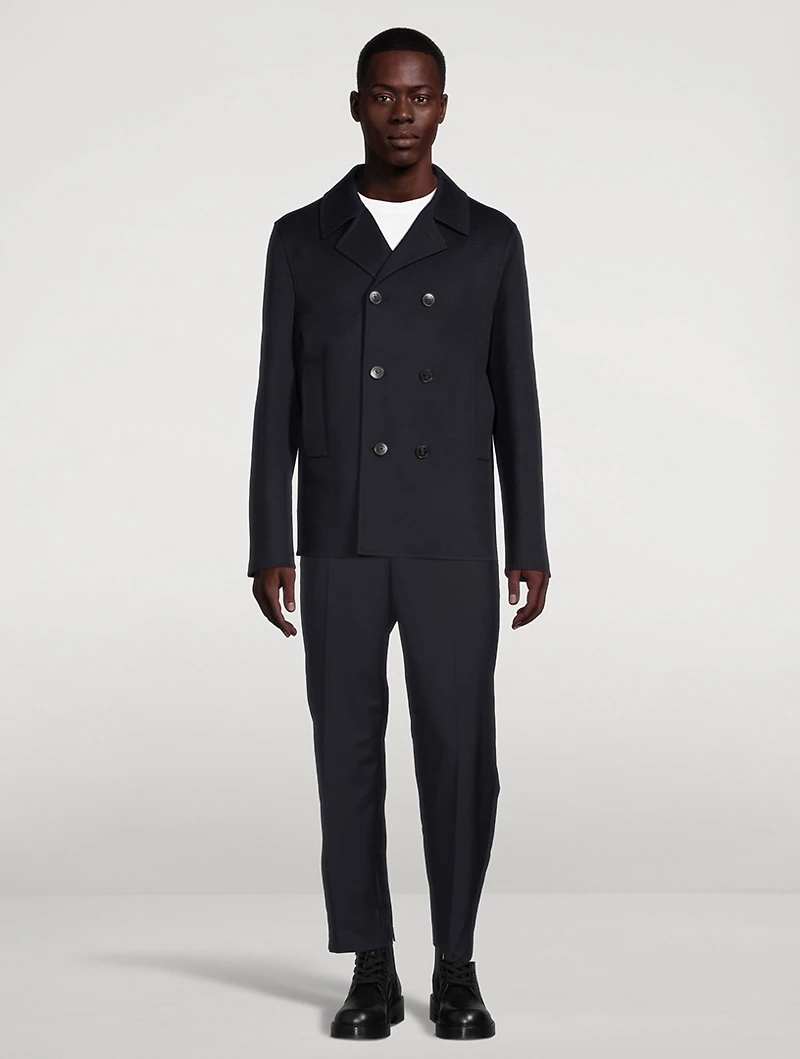 Wool And Cashmere Double-Breasted Jacket