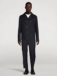 Wool And Cashmere Double-Breasted Jacket