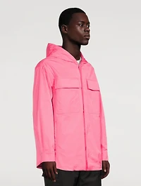 Optical Jacquard Windbreaker Jacket