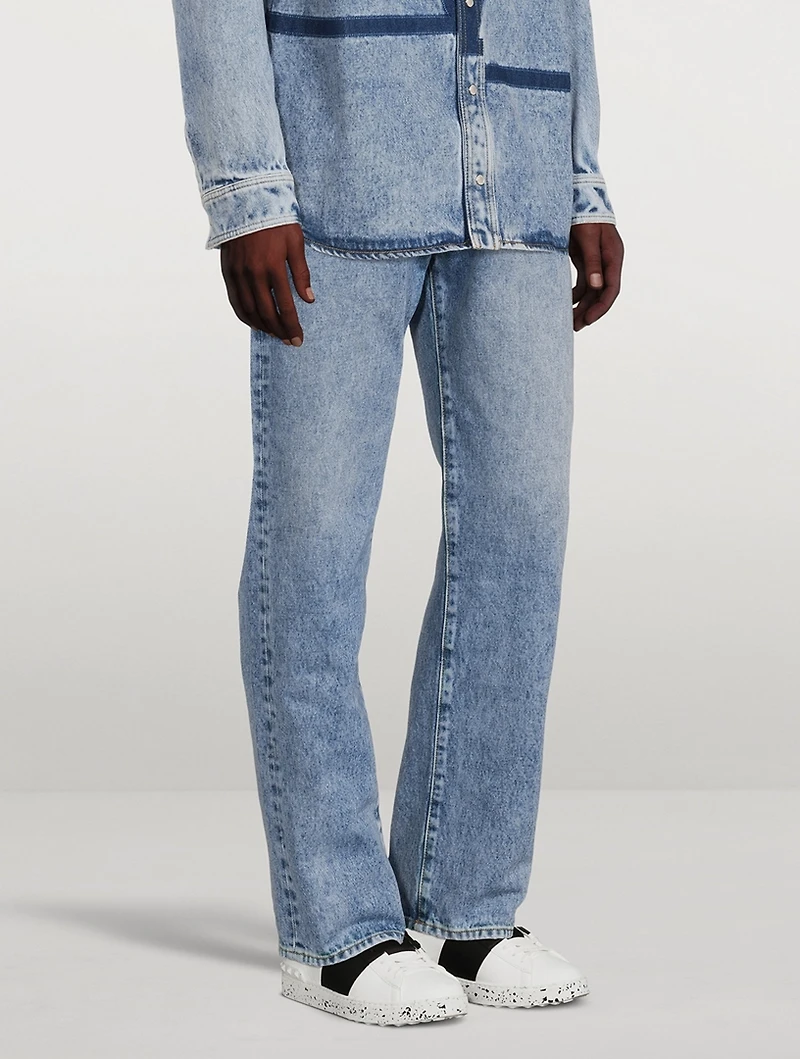 VLOGO Straight-Leg Jeans