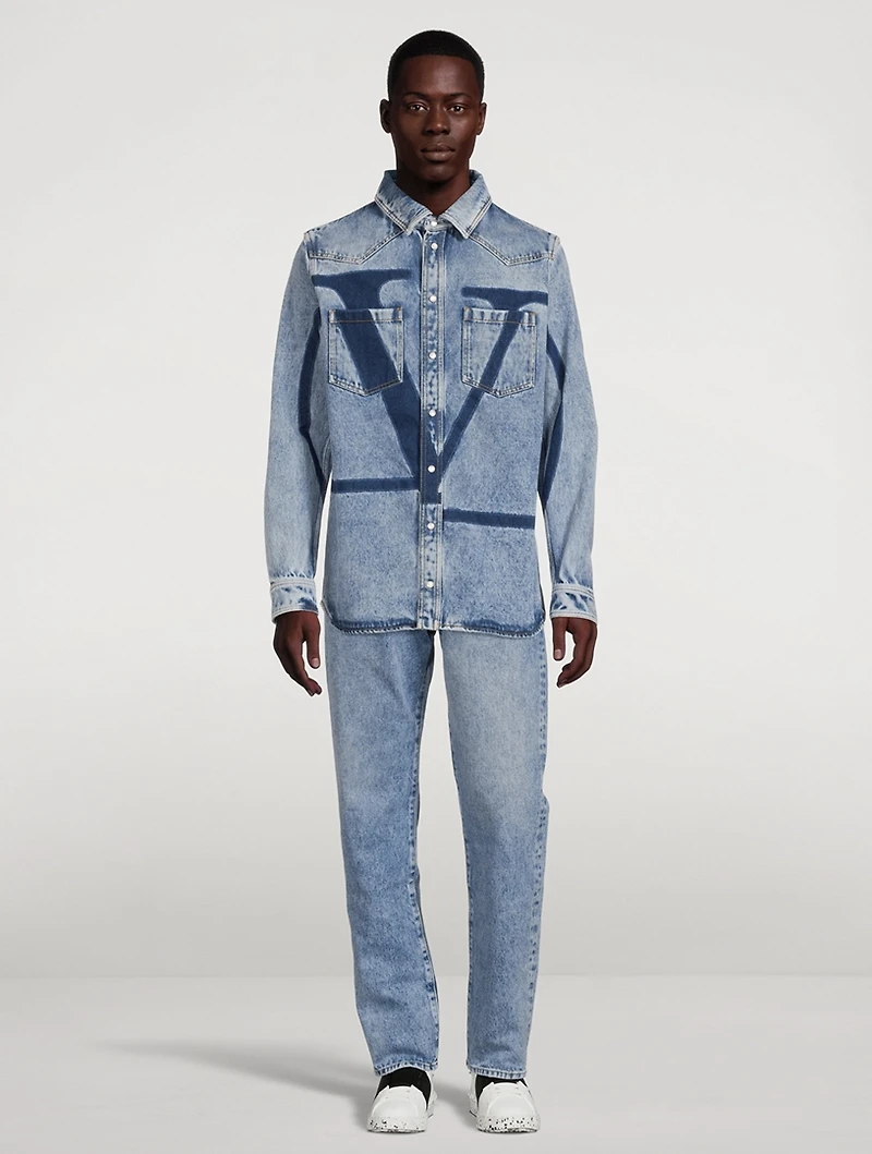 VLOGO Straight-Leg Jeans