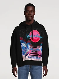 Wool Graphic Hoodie