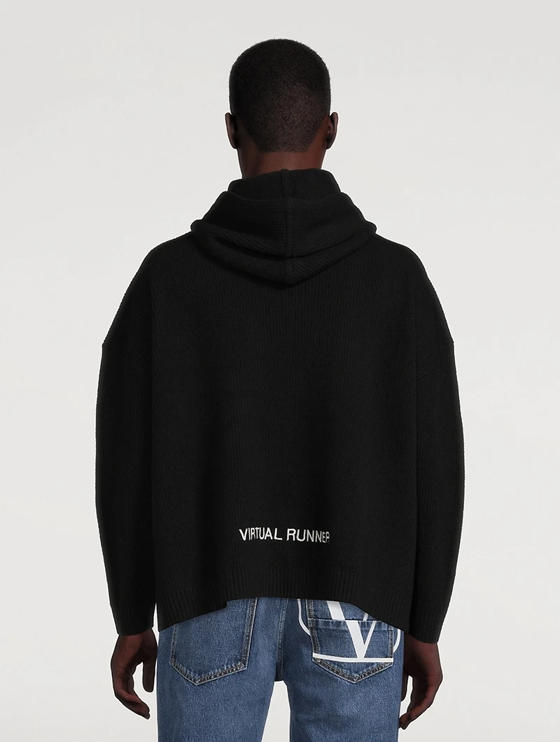 Wool Graphic Hoodie