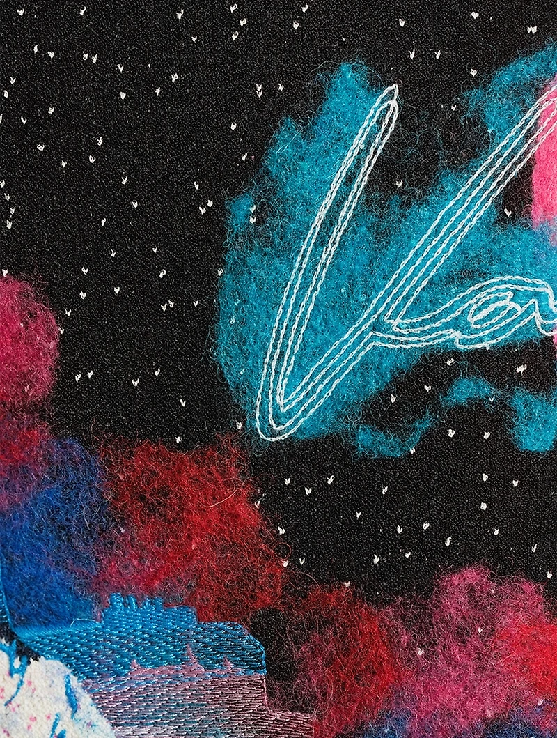 Wool Graphic Hoodie