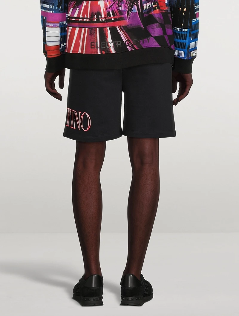 Neon Universe Logo Sweat Shorts
