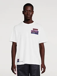 Cotton T-Shirt With Patches