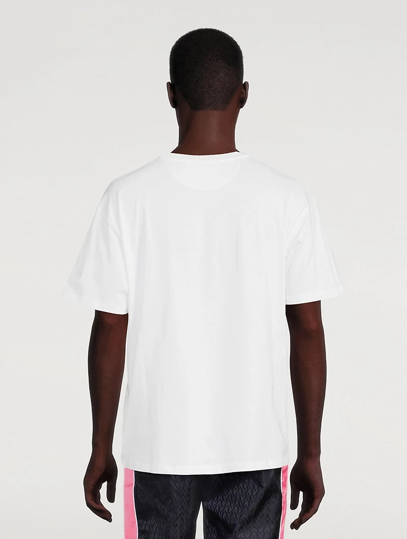 Cotton T-Shirt With Patches