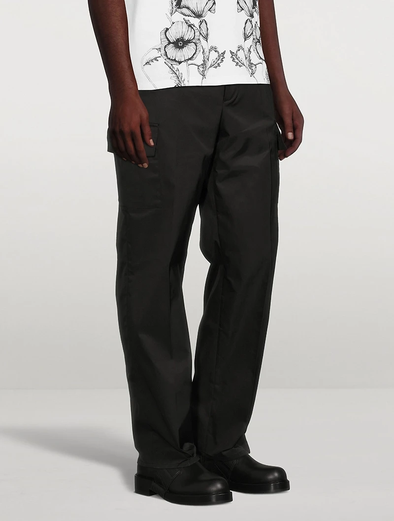 Straight-Leg Cargo Pants