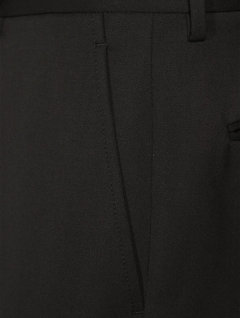 Stretch Wool Cargo Pants