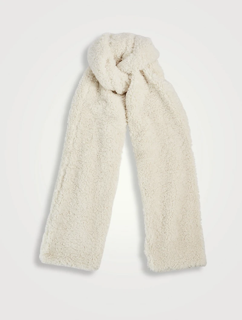 Daphne Faux Shearling Scarf